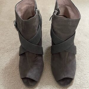 Vince Camuto Gray Suede Women's Ankle Boots